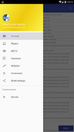 GUIControl Mobile (Minecraft / Spigot) screenshot 1