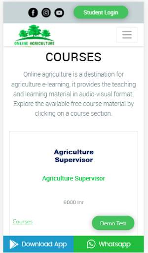 Online Agriculture Courses E-Learning Platform screenshot 2