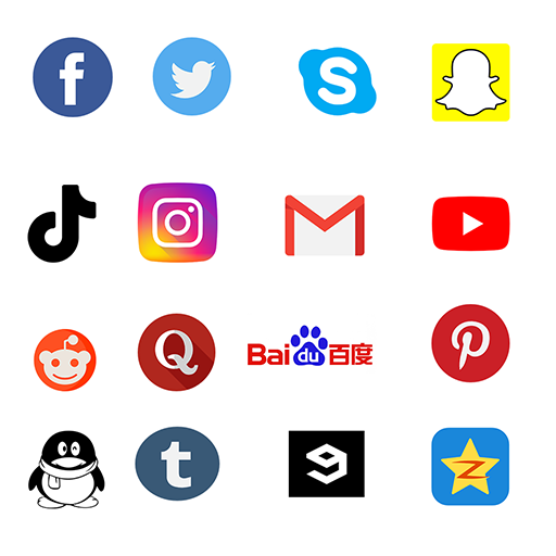 All Social Network in One App : Easy Social icon