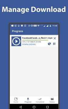Video Downloader For Facebook 3 تصوير الشاشة