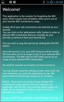 Favorites Wifi - battery save screenshot 6