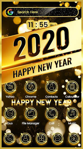 New Year Launcher 2020 screenshot 1