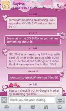 GO SMS Pro Bird Lover Theme screenshot 1