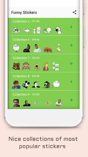 Funny Stickers स्क्रीनशॉट 2