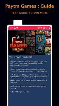 Guide for Paytm Games screenshot 2
