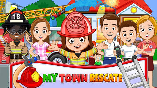 My Town : Fire station Rescue screenshot 7