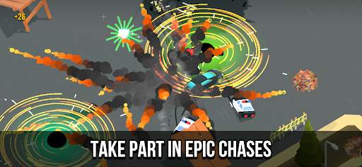 Smash racing: drive from cops, make an epic crash! screenshot 1