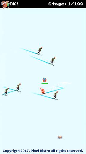 Santa Ski vs Zombies Ski screenshot 2