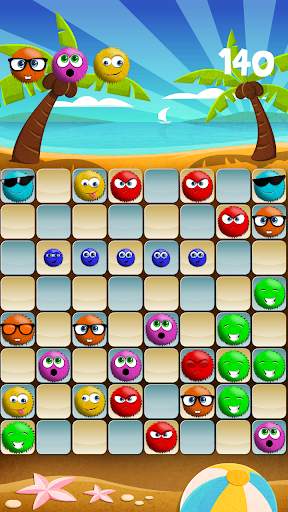 bola berbulu - 5 sejalan. screenshot 5