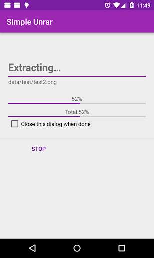 Simple Unrar screenshot 2