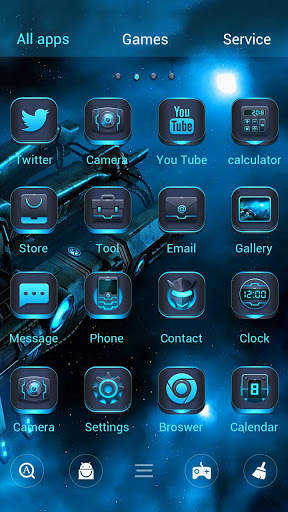 Space Exploration Go Launcher Theme screenshot 3