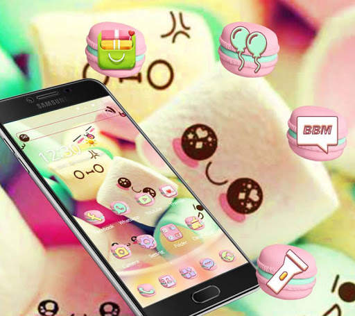 Soft marshmallow theme wallpaper screenshot 1