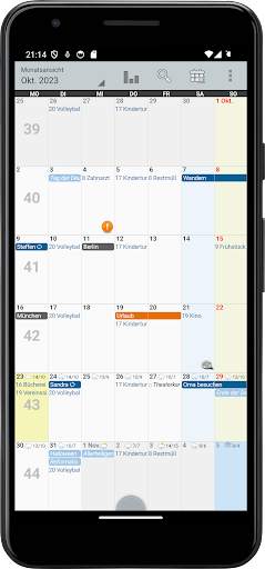 Personal Calendar lite screenshot 1