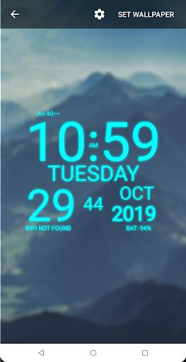 wp clock live wallpaper screenshot 6