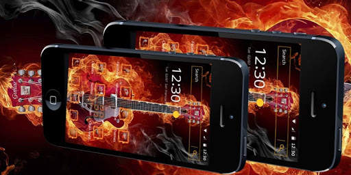 Agni Flaming Guitar Theme screenshot 4