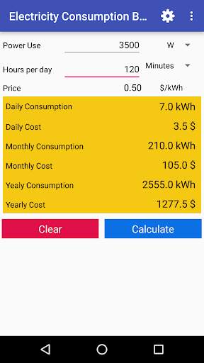 Electric Cost Bill Calculator screenshot 4