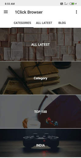 1 Click Browser| Browsing Best website,application screenshot 1