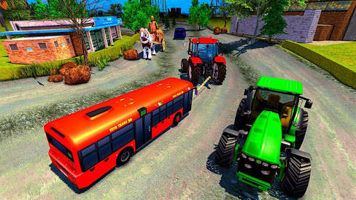 Tractor Pull And Farming Duty Bus Transport 2020 screenshot 2