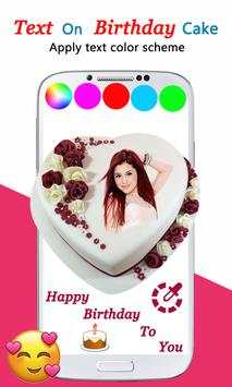 Birthday Cake Editor: Name, Photos, Songs, GIFS screenshot 1