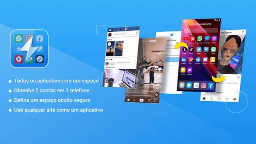 Lite App - Todos os aplicativos em 1, 2 Contas screenshot 1