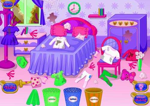 Girls games cleaning room screenshot 3