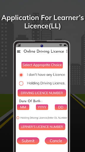 Driving Licence Apply Online screenshot 2