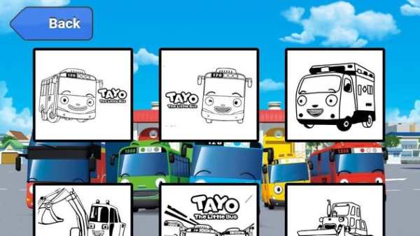 Buku Mewarnai Tayo screenshot 2