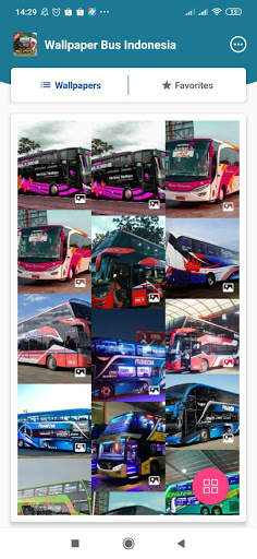 Wallpaper Bus Indonesia screenshot 5