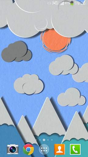 Paper Sky Live Wallpaper screenshot 1