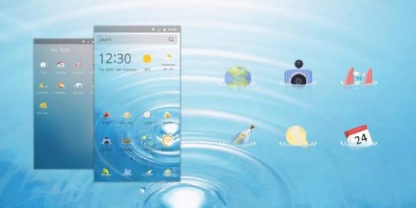 Swimming CM Launcher theme screenshot 1
