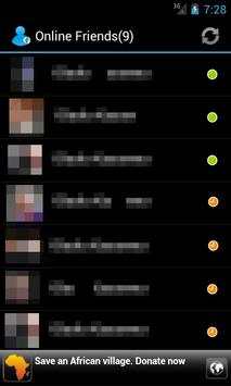 Online Friends For Facebook screenshot 1