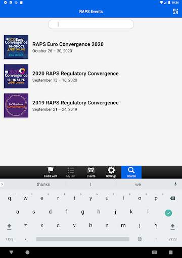 RAPS Events screenshot 7