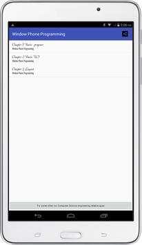 Window Phone Programming screenshot 5