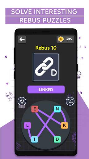 Word Riddles Games With Rebus &Trivia Puzzles Free screenshot 2