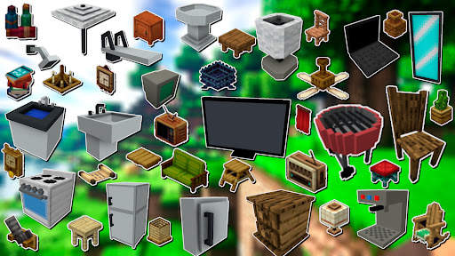 Furniture mod. Minecraft mods. screenshot 2