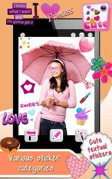 Cute Photo Stickers for Girls screenshot 6