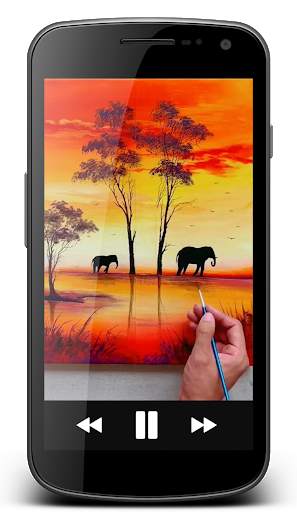 Canvas Painting Video Tutorial Ideas screenshot 1