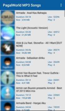 PagalWorld MP3 Songs 2 تصوير الشاشة