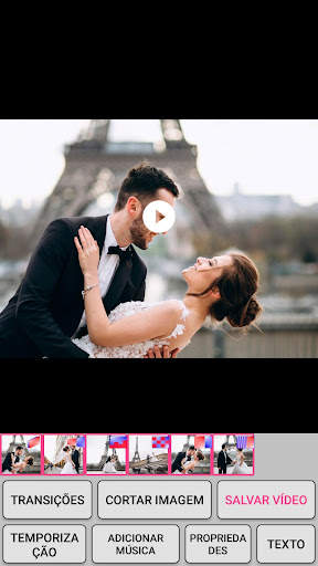 Criar vídeo com fotos e música screenshot 4