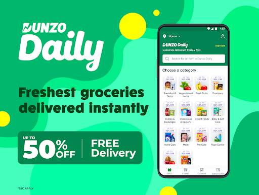 Dunzo: Grocery Shopping & More screenshot 1