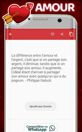 Les meilleures SMS d'amour 6 تصوير الشاشة