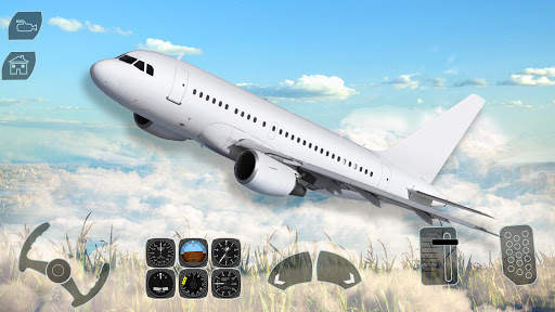 Take off Airplane Pilot Race F screenshot 3