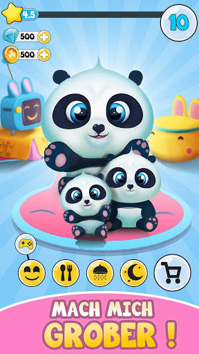 Pu - Panda bär, virtuelles haustier pflege spiele screenshot 2