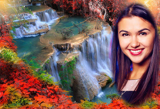 Waterfall Photo Frame HD- Photo Editor screenshot 1