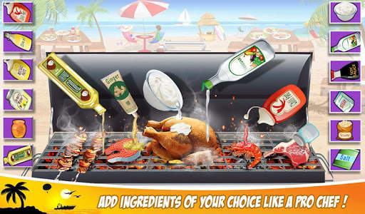 Super Chef Beach Bbq Kitchen Story Cooking Games screenshot 7