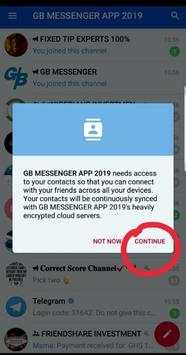 GB MESSENGER APP 2019 screenshot 4