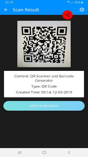 QR Scanner & Barcode Generator screenshot 1
