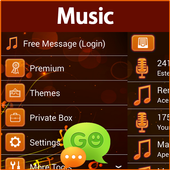 ikon GO SMS Pro Musik