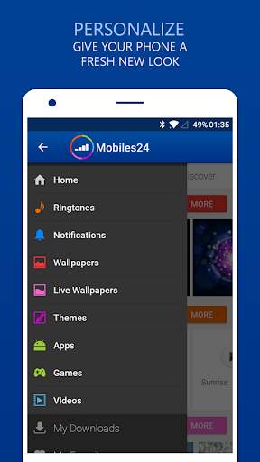 Ringtones & Wallpapers - Mobiles24 screenshot 8