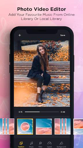 Photo video editor screenshot 1